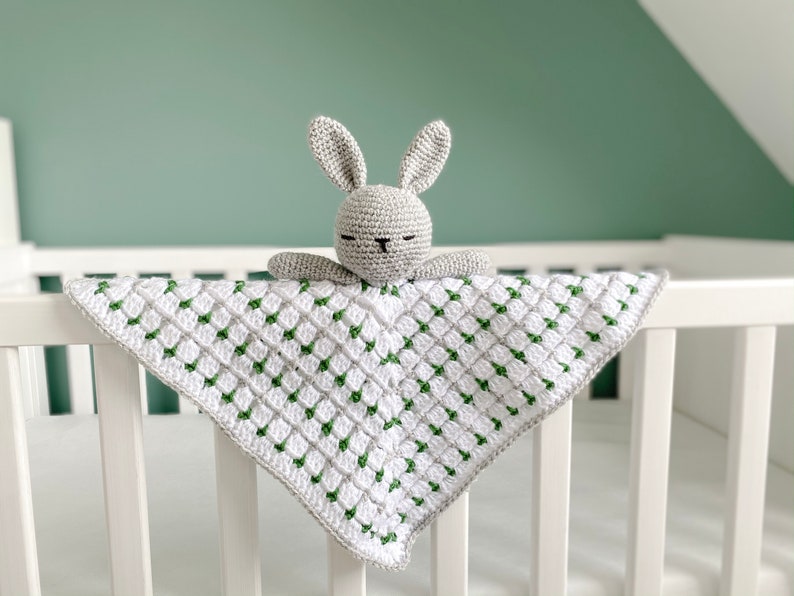 Crochet Pattern Bunny Baby Lovey image 6