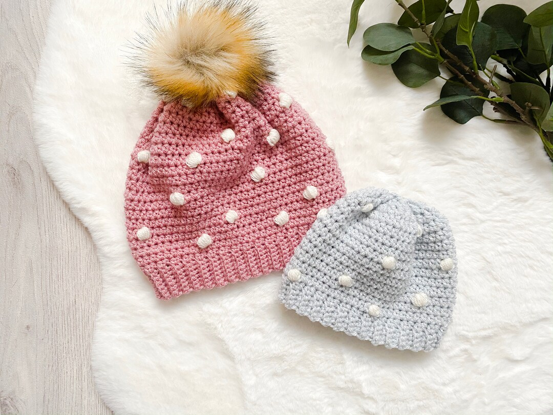 Crochet Pattern - Bobble Beanie Hat - Etsy