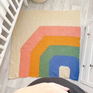 Crochet Pattern - Rainbow Blanket
