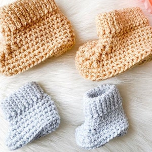 Crochet Pattern - Bo Baby Booties