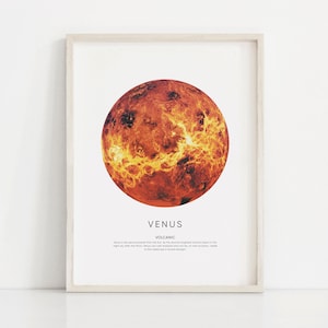 Venus Poster, Venus Print, Venus Wall Art, Venus, Venus Pictures, Venus Art Poster, Digital download.