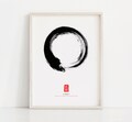 Enso Zen Wall Art, Enso Circle poster, Enso Circle, Zen Home Decor, Zen Abstract Wall Art, Digital Download, Art Print product logo