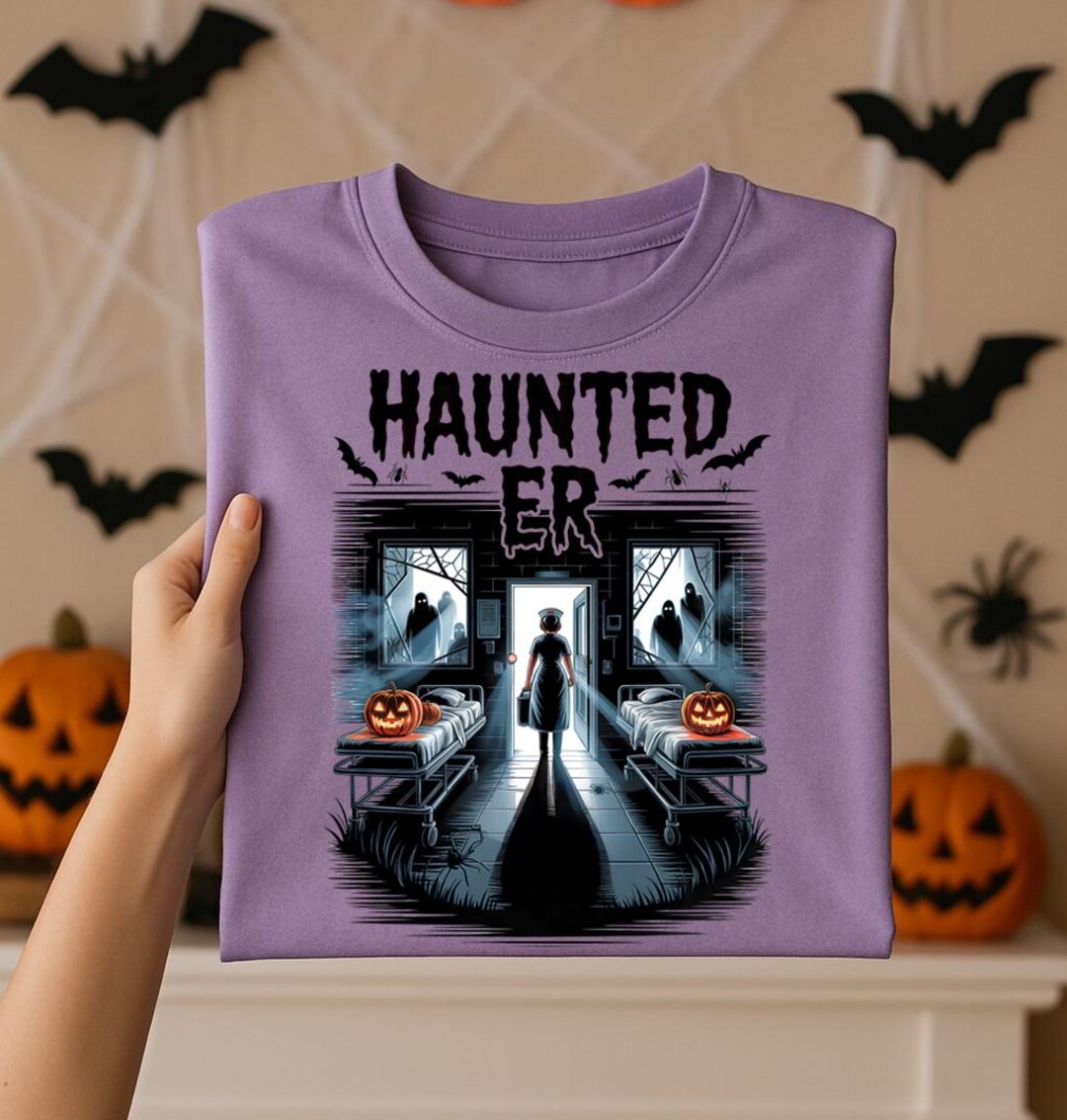 Haunted Er Haunted ER Nurse PNG – Creepy Hospital Halloween Clipart, Spooky ...