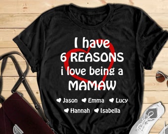personalized mamaw shirts