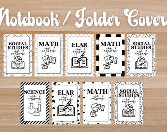 Folder Labels | Sticker Labels | School | Stationary | Binder Cover Labels | Classroom Organization | Classroom Labels | Notebook Cover
