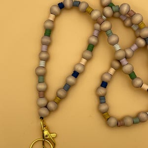 Lanyard | Beaded | Teacher Beaded Lanyard | Teacher Lanyard | Teacher Gift | Keychain | Badge Holder | ID Badge | Teacher Appreciation