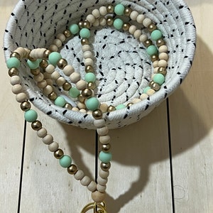 Lanyard | Beaded | Teacher Beaded Lanyard | Teacher Lanyard | Teacher Gift | Keychain | Badge Holder | ID Badge | Teacher Appreciation