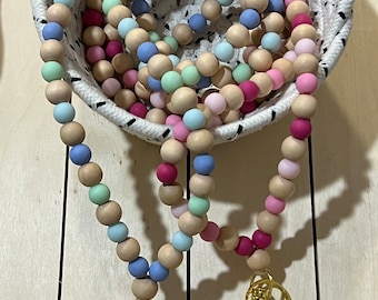 Lanyard | Beaded | Teacher Beaded Lanyard | Teacher Lanyard | Teacher Gift | Keychain | Badge Holder | ID Badge | Teacher Appreciation