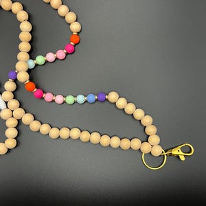 Lanyard | Beaded | Teacher Beaded Lanyard | Teacher Lanyard | Teacher Gift | Keychain | Badge Holder | ID Badge | Teacher Appreciation