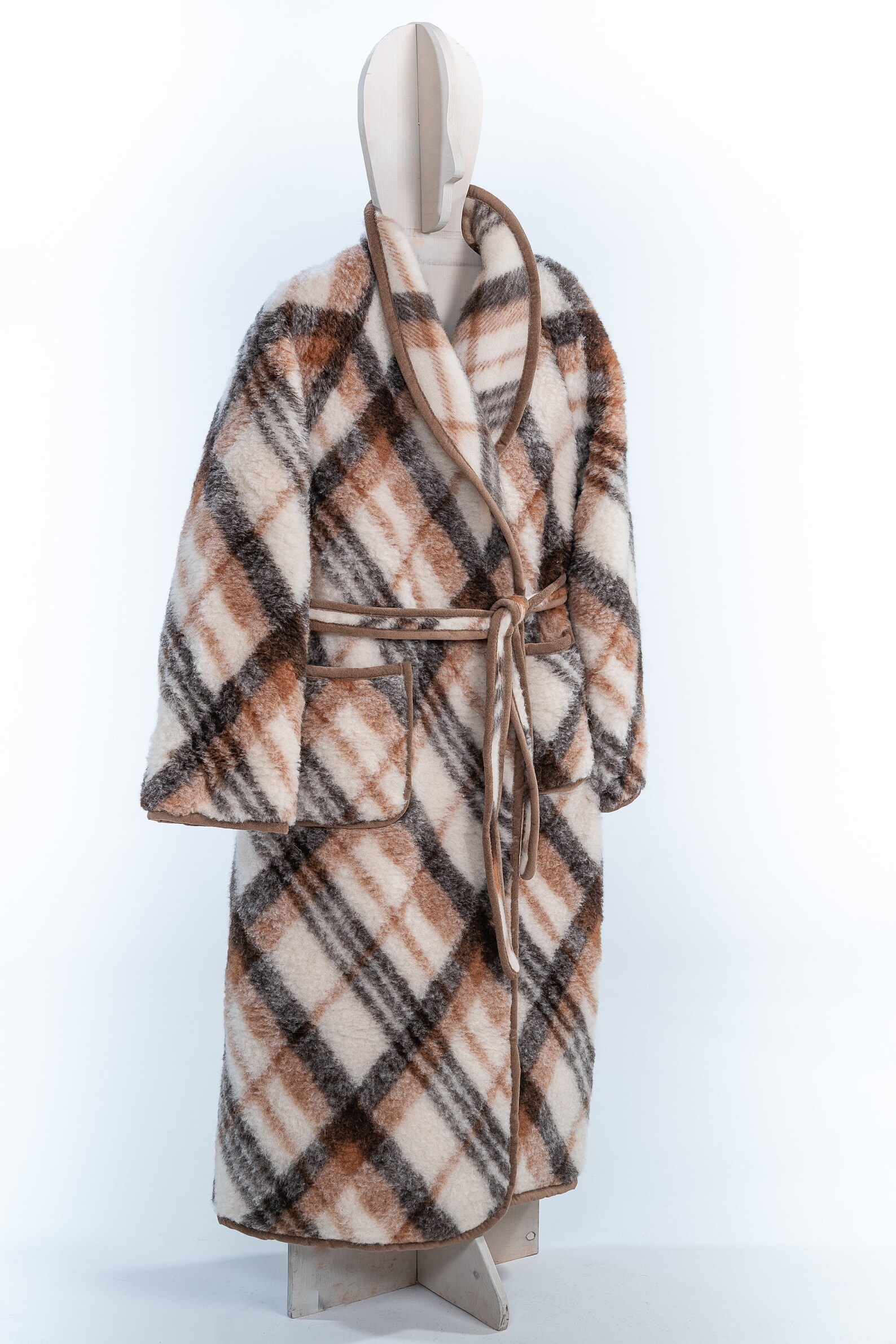 Unisex Soft Merino Wool Robe / Merino Wool Morning Dress Etsy