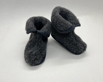 Wool kids booties, kids booties