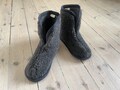 Wool  slippers / Eco Women's / Men's Merino Pure Sheep's Wool Slippers/ Sheepskin Slippers - Non Slip Sole ,Birthday Gift product logo