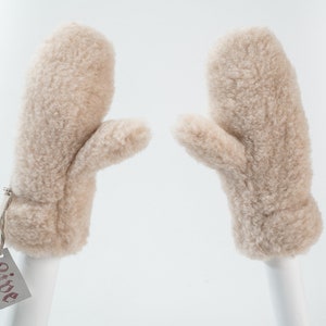 Guantes de lana merino, manoplas de lana, guantes de mujer, calentadores de brazos de mujer