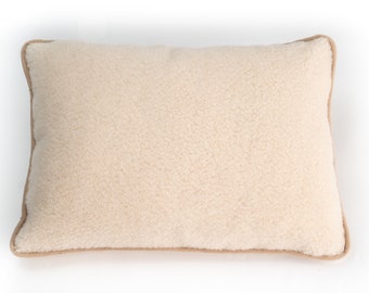 Organic Merino Wool Pillow: Luxury Sleep Pillow, Made in Latvia