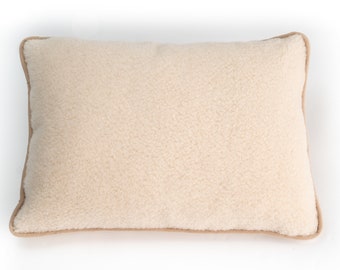 Almohada de lana de cordero orgánica, almohada de lana de cordero, almohada de relleno de lana, almohada para dormir, mejor almohada para el dolor de cuello, almohada de lujo, almohada cálida