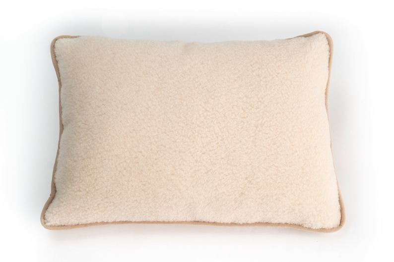 Organic lambwool Pillow, Lambwool Pillow, Wool filling Pillow, Sleep Pillow, Best Pillow for neck pain, Luxury pillow, Warm Pillow zdjęcie 1