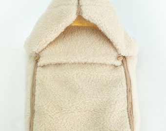 Stroller, pram baby merino wool sleeping bag