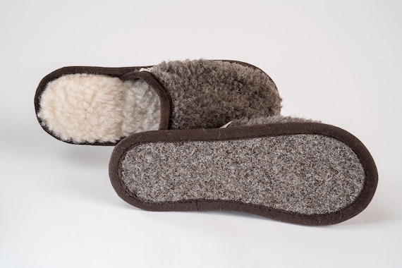 Merino Wool Slippers Eco Womens Mens Merino Pure Sheeps Wool