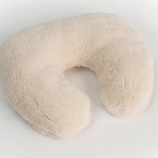 Wool Neck travel Pillow , Merino wool Neck Pillow