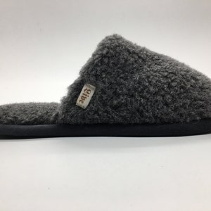 Femmes écologiques / Pantoufles en pure laine de mouton mérinos pour hommes/ Pantoufles en peau de mouton / Chaussures d'intérieur pour femmes et hommes / Pantoufles en laine image 2