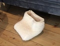 wool foot warmer / foot muff product logo