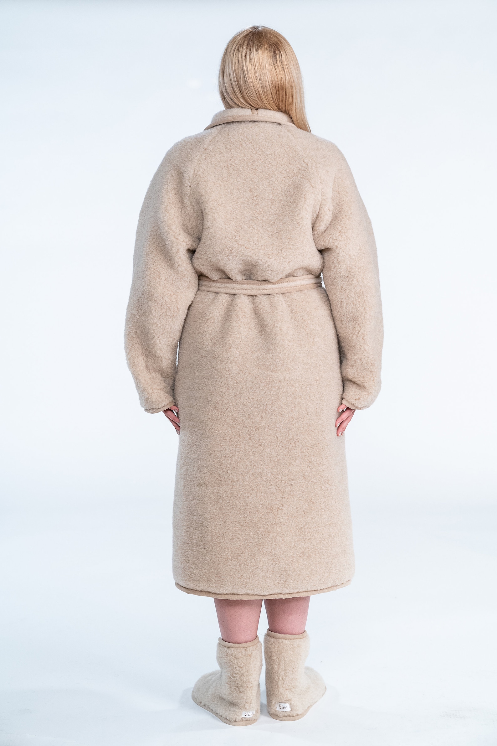 wool bathrobe womens
