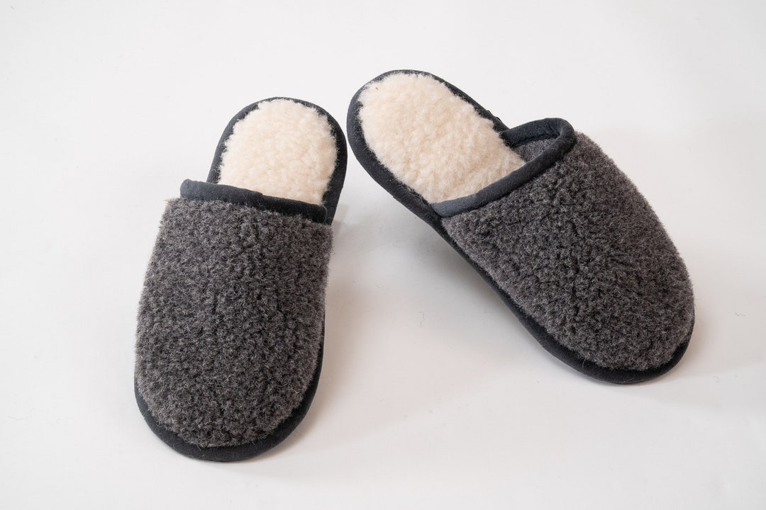 merino wool slippers mens