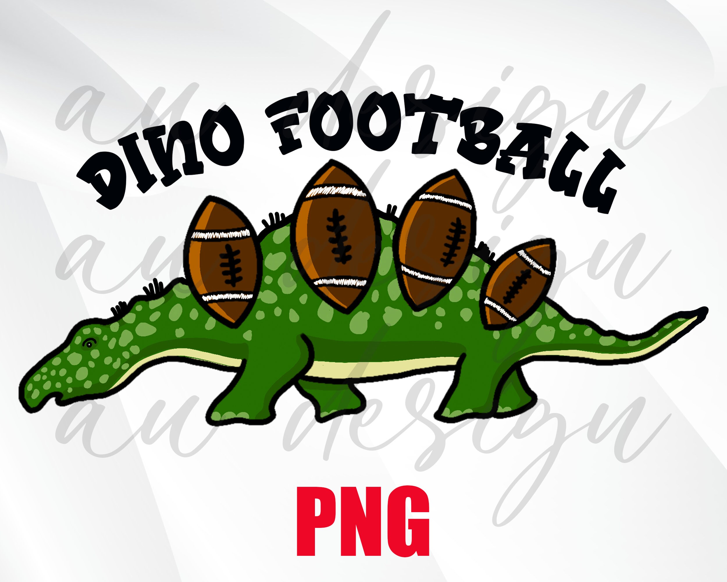 Dino Football Sublimation PNG file Only Etsy