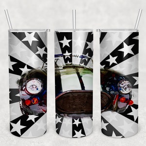 Vintage Sport Car 20oz. Skinny Tumbler Sublimation, Classic Car Tumbler Png Datei für Straight / Tapered