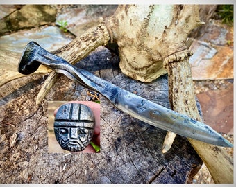 Rail road spike viking knife, Odin's revenge