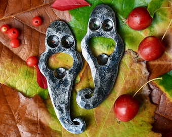 Abridor de botellas fantasma forjado a mano - Recuerdo de fiesta de Halloween