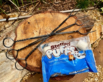 Set of three Marshmallow, Hotdog roasting sticks