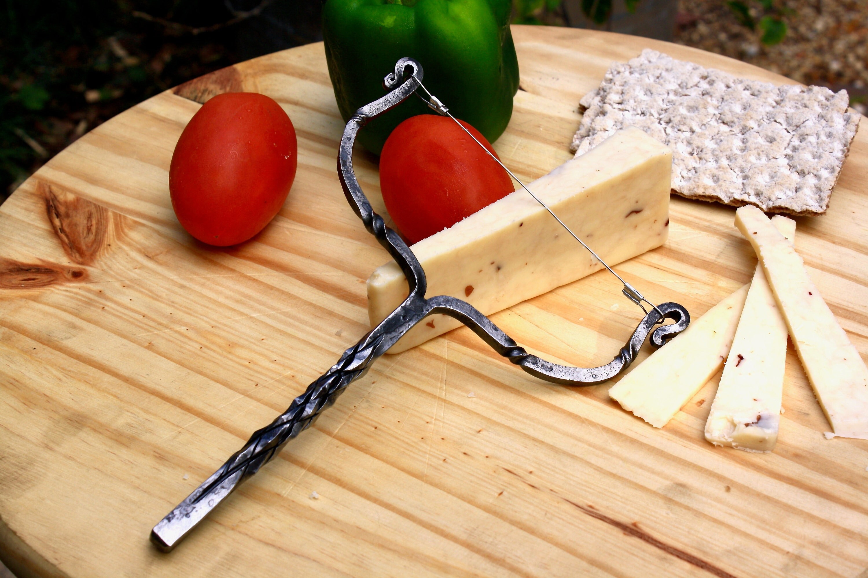 Large Hand Forged Cheese Cutter, Cheese Wire - Etsy
