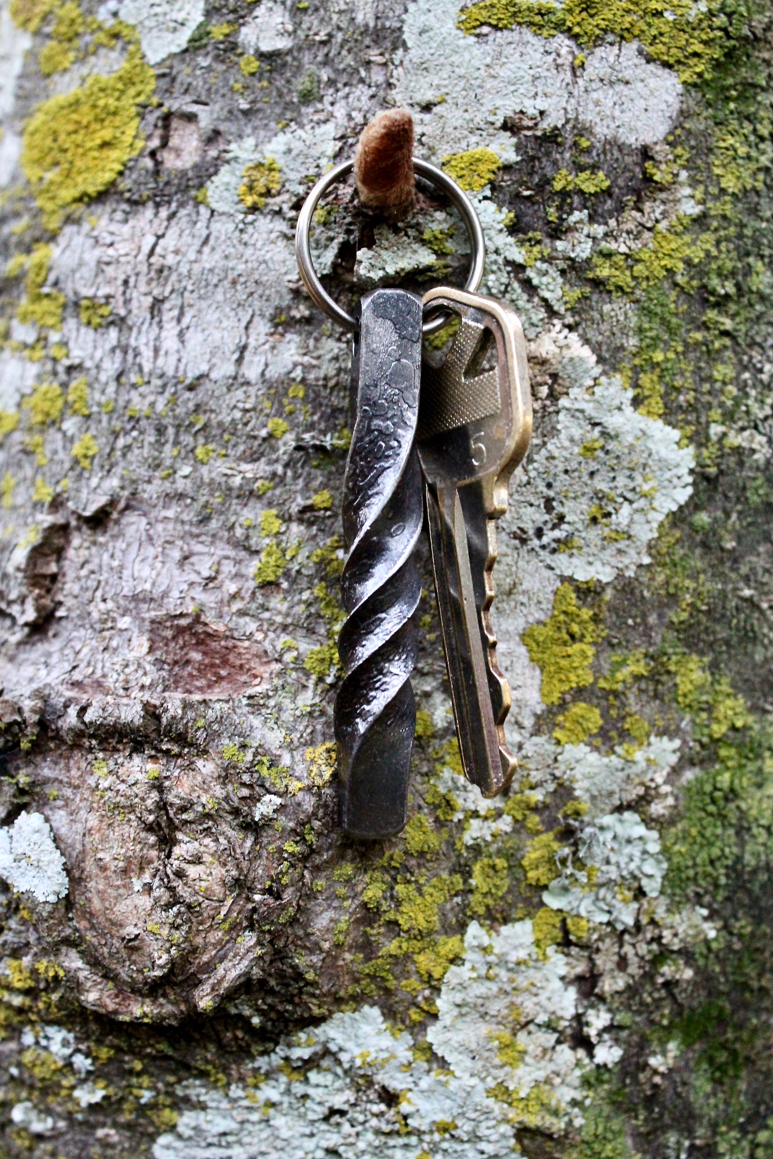Twisting Key Forged Twist Key Fob - Etsy