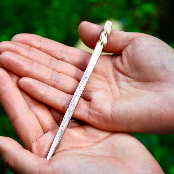 Hand Forged Copper hair pin