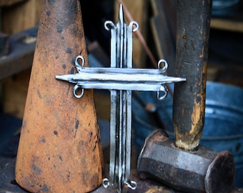 Christian cross, Hand forged