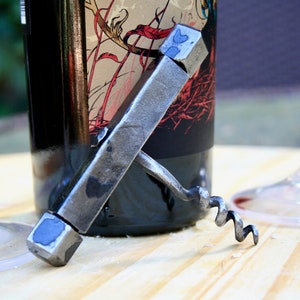 hand forged wine corkscrew