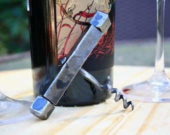 hand forged wine corkscrew