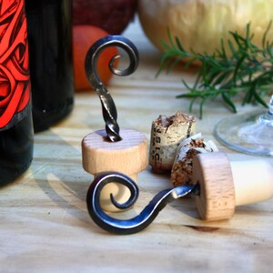 hand forged wine stopper