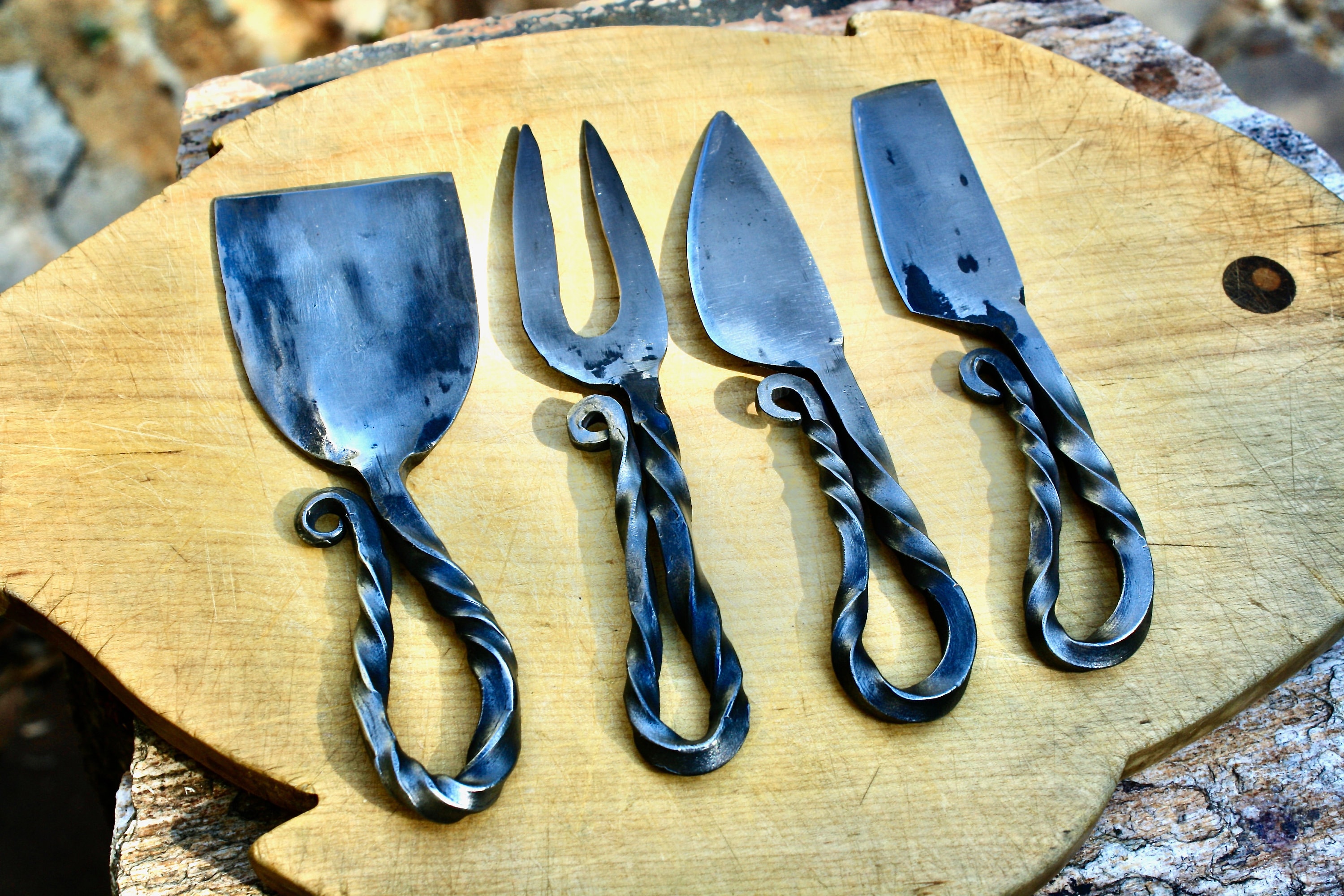 Ultimate Cheese Knife Set, Premium Hand Forged 