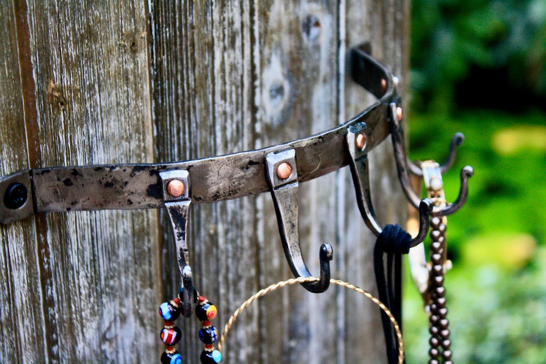 Hand Forged Wall Key Holder: Medieval Goth Decor - Etsy