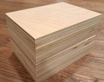 Custom Cut 3/4 Inch Birch Plywood Shelf Custom Size Wall Shelf Made to Order for Kitchen Closet Pantry or Office Storage