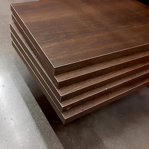 Custom Order 5/8 in. Thick Chestnut Decorative Laminated Wood Shelf, book shelf, wine shelf, closet shelf, kitchen shelf,  laundry shelf