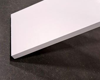 Customized 3/4 inch thick Primed pine board, 1pc 29 7/8 x 12 1/2 and 1 pc 29 7/8 x 1 3/4