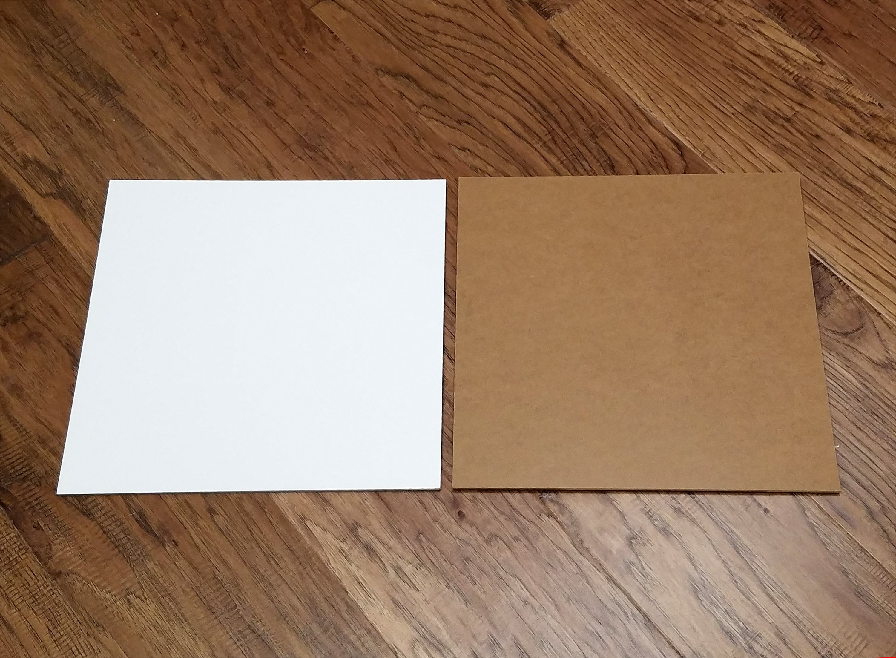 White Hardboard MDF, 1 Side (1/8 in x 30 in x 120 in)