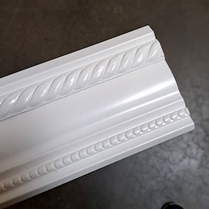 2/5/8 Width X 11/16 Thick PVC Composite White Chair Rail Molding