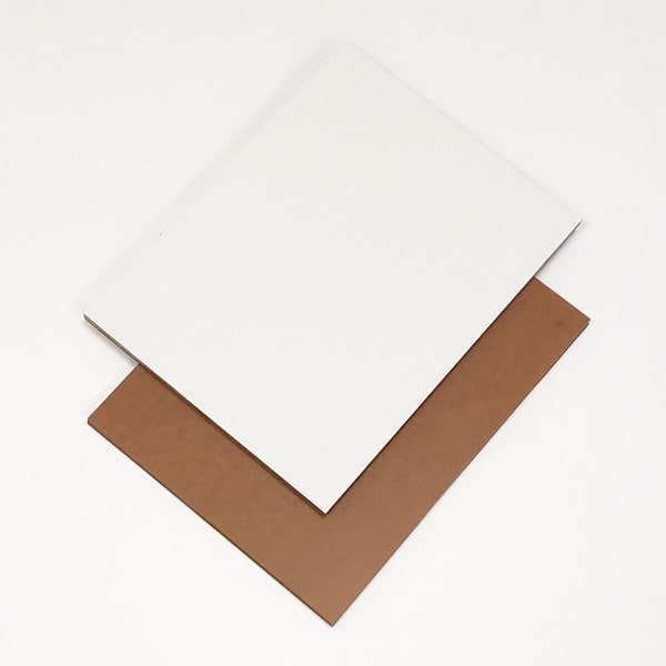 Custom Size 1/8 inch (Thickness) White Hardboard Panel
