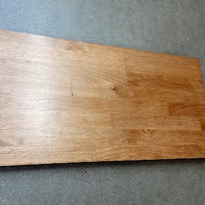 Make to Order - Customized 1.5 inch Thick Walnut Stained Solid Birch Shelf