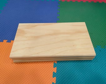 Panel de madera de pino resistente de 1 pulgada, corte personalizado, tablero de madera maciza para estantes, tableros de mesa, bancos de trabajo y proyectos de almacenamiento.