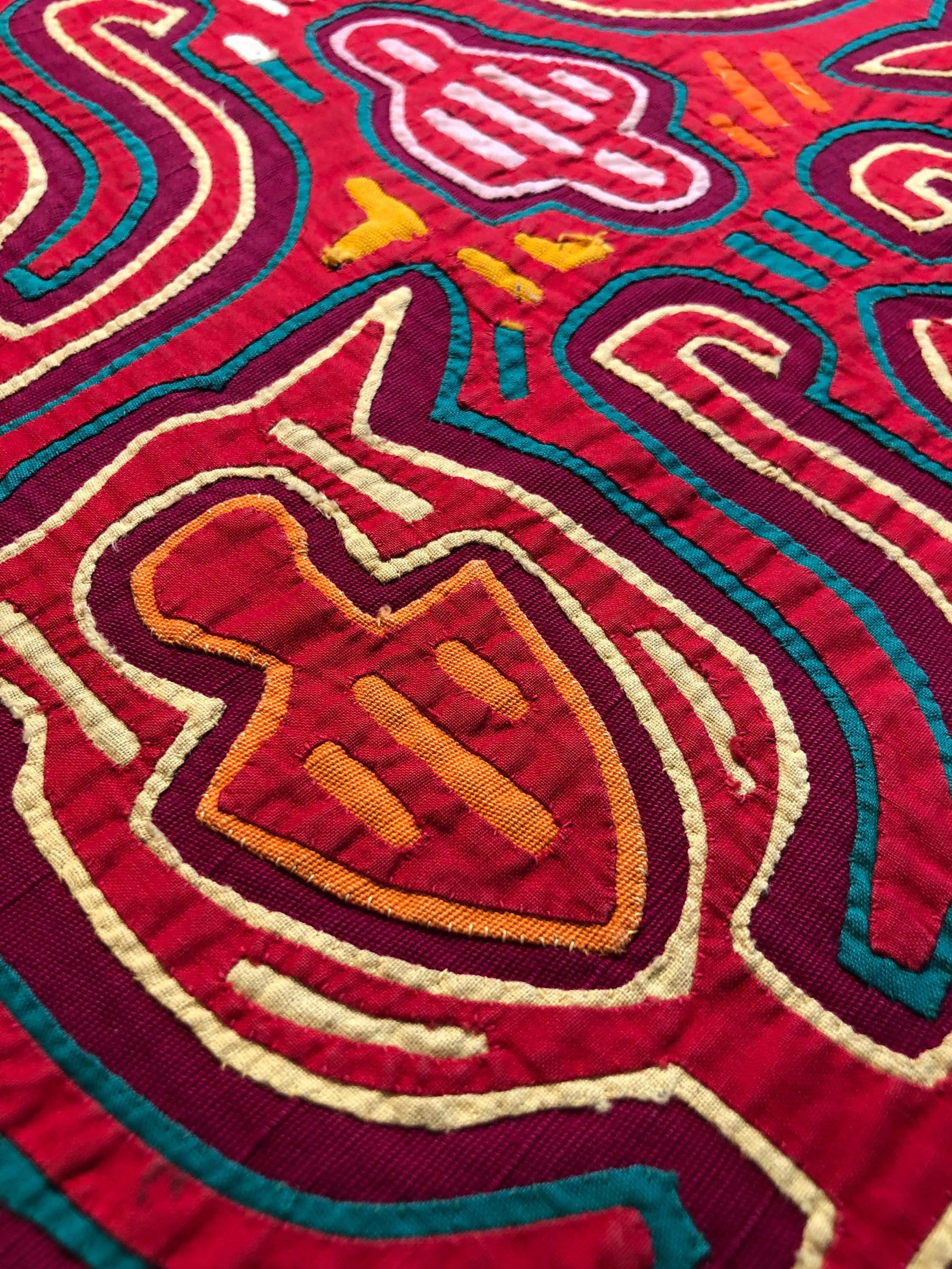 Flower Basins Vintage Mola from Panama 1960s/1970s agrohort.ipb.ac.id